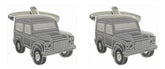 CLEARANCE - Dalaco Landrover Defender Rhodium Cufflinks.