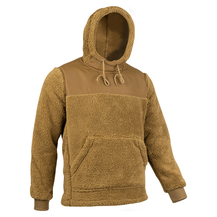 Jack Pyke Sherpa Fleece Hoodie Gen 2 Camel.