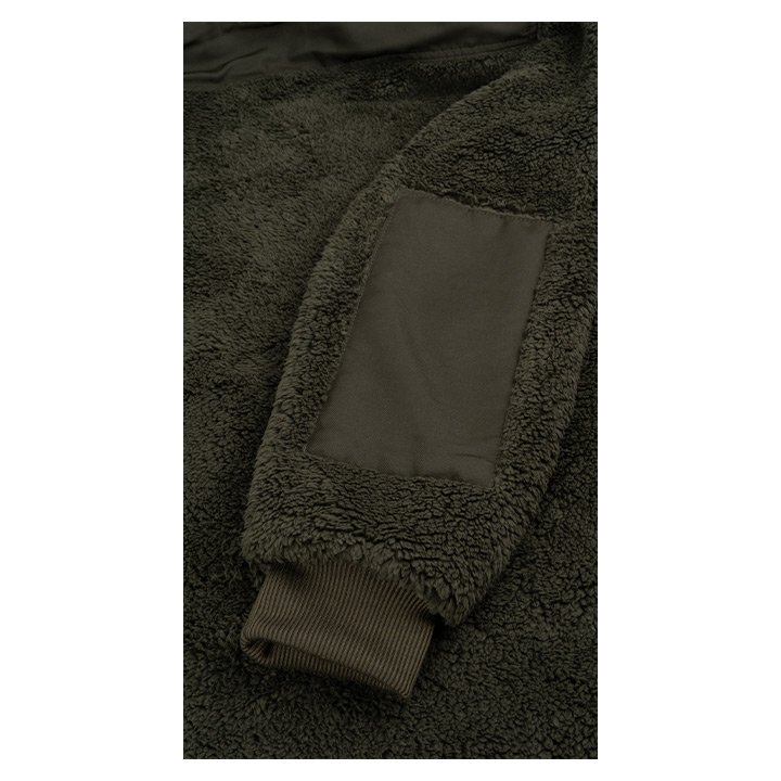 CLEARANCE - Jack Pyke Sherpa Fleece Hoodie Gen 2 Dark Olive.