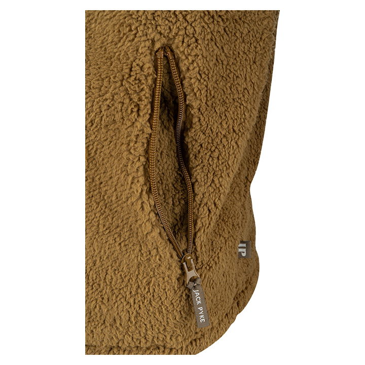Jack Pyke Sherpa Fleece Jacket Gen 2 Camel.