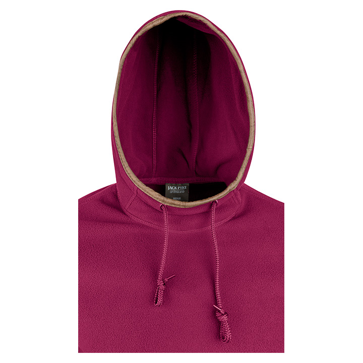 Jack Pyke Ladies Fleece Hoodie Roselle.