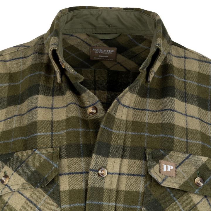 Jack Pyke Men's Bleasdale Heavy Flannel Shirt.