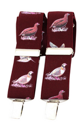 Soprano Country Birds Wine 35mm X Back Braces