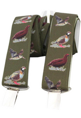 Soprano Country Birds Green 35mm X Style Braces