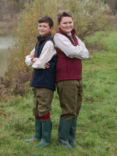 CLEARANCE - Aylsham Children's Fleece Waistcoat In DARK NAVY