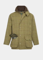 CLEARANCE-Alan Paine Rutland Kids Tweed Coat - Lichen