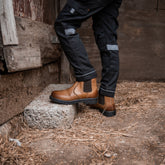 Xpert Heritage Wrangler Junior Dealer Boot Burnished Tan