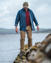 Hoggs Of Fife Archerfield Denim Shirt.
