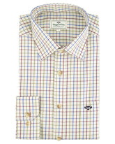 Hoggs of Fife Inverness Cotton Tattersall Shirt.