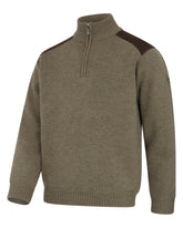 Hoggs of Fife Hebrides ll Zip Neck Windproof Pullover.