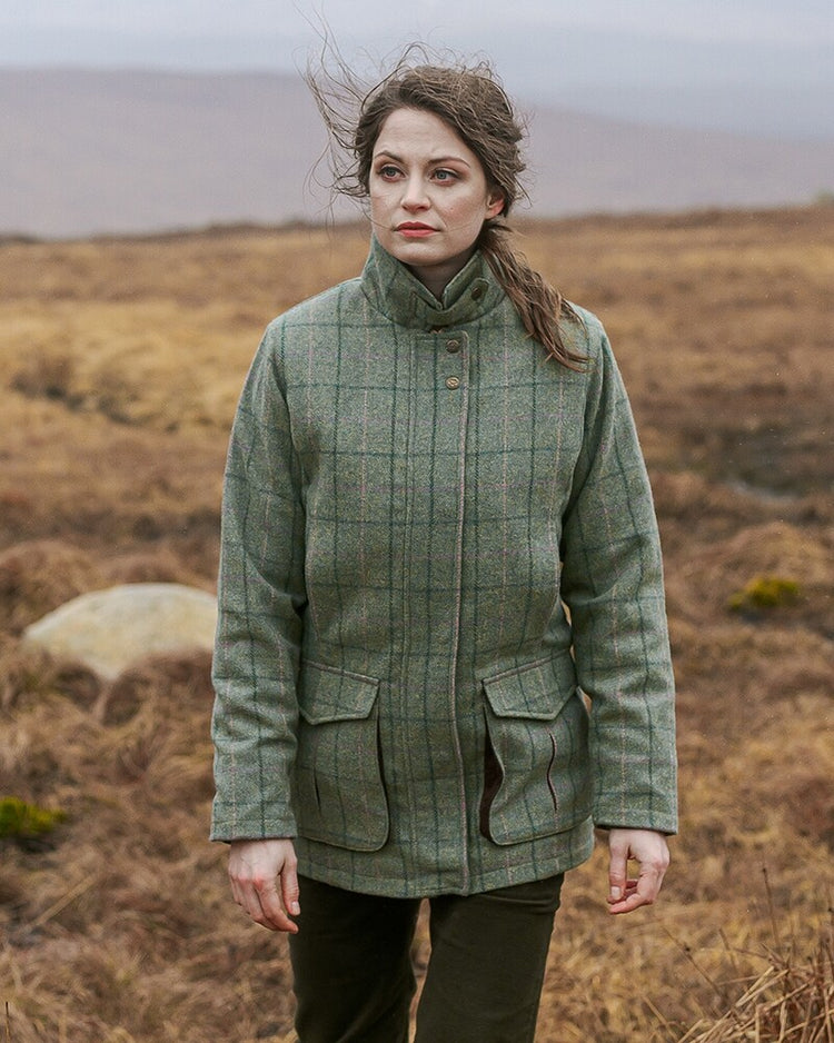 Hoggs of Fife Roslin Ladies Technical Tweed Field Coat.