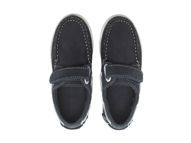 CLEARANCE - Chatham Oliver-Kids Velcro Boat Shoes.
