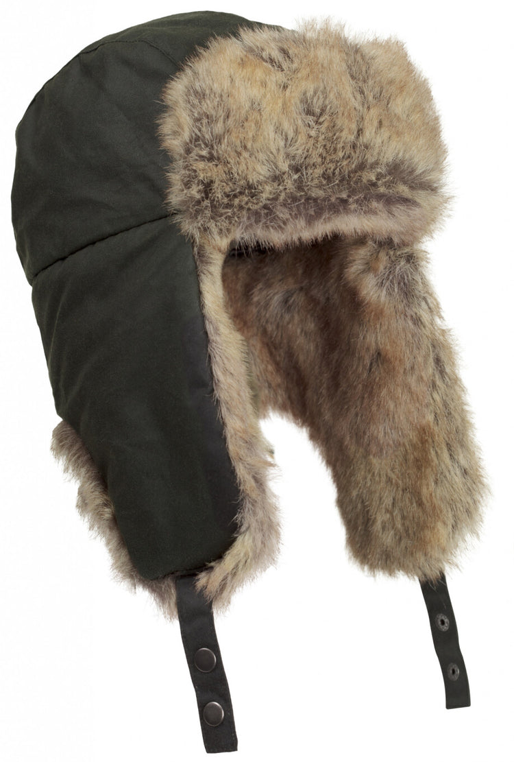 Hoggs of Fife Wax Trapper Hat.