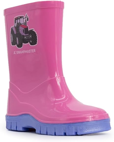 CLEARANCE - Swampmaster Junior Tractor Wellington Boots.