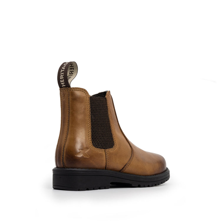 Xpert Heritage Wrangler Junior Dealer Boot Burnished Tan