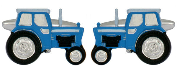 CLEARANCE - Dalaco Tractor Rhodium Plated Cufflinks