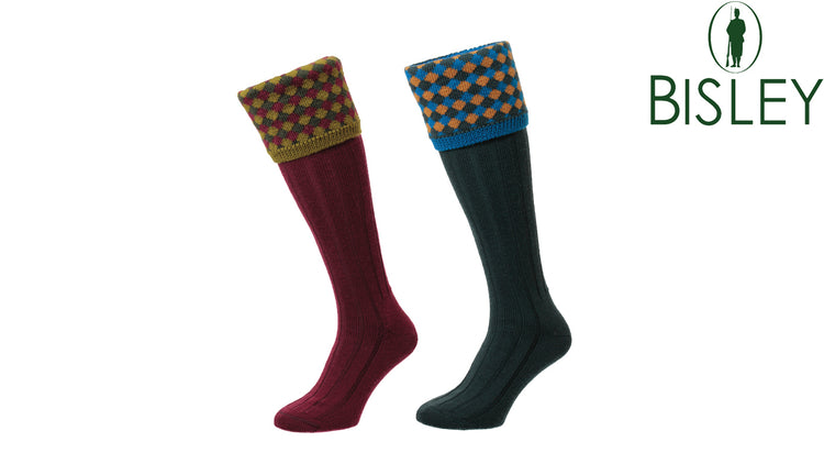 Hadleigh Diamond Shooting Socks  by Bisley