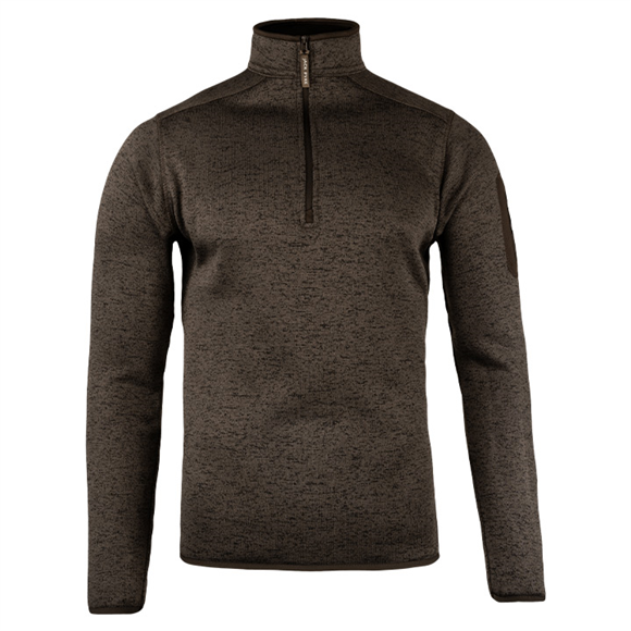 Jack Pyke Melange Quarter Zip Fleece Fleck.
