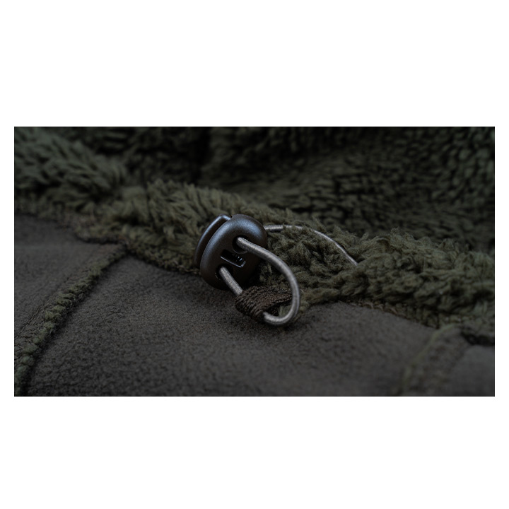 CLEARANCE - Jack Pyke Sherpa Fleece Hoodie Gen 2 Dark Olive.