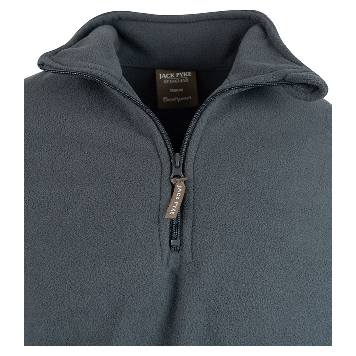 Jack Pyke Country Fleece Top Charcoal.