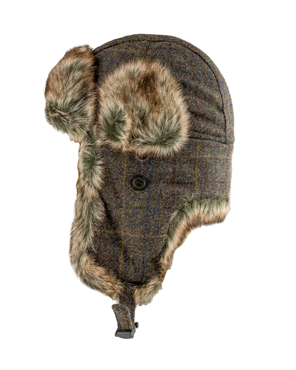 Jack Pyke Wool Blend Trapper Hat Brown.