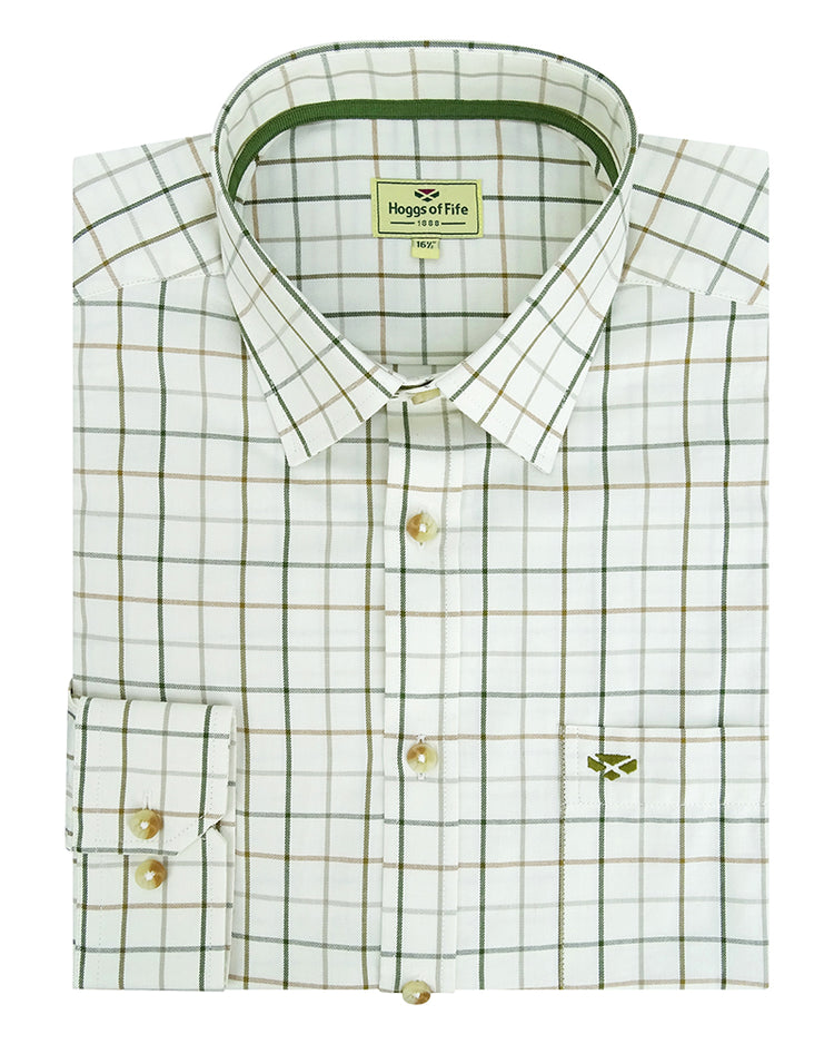 Hoggs of Fife Balmoral Luxury Tattersall Shirt