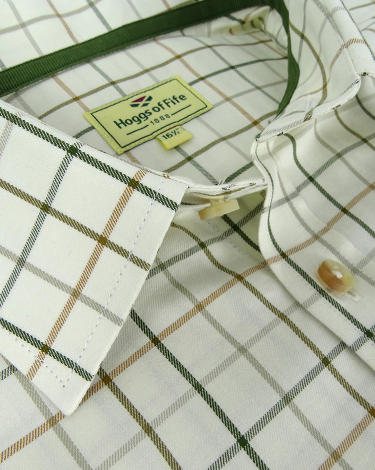 Hoggs of Fife Balmoral Luxury Tattersall Shirt