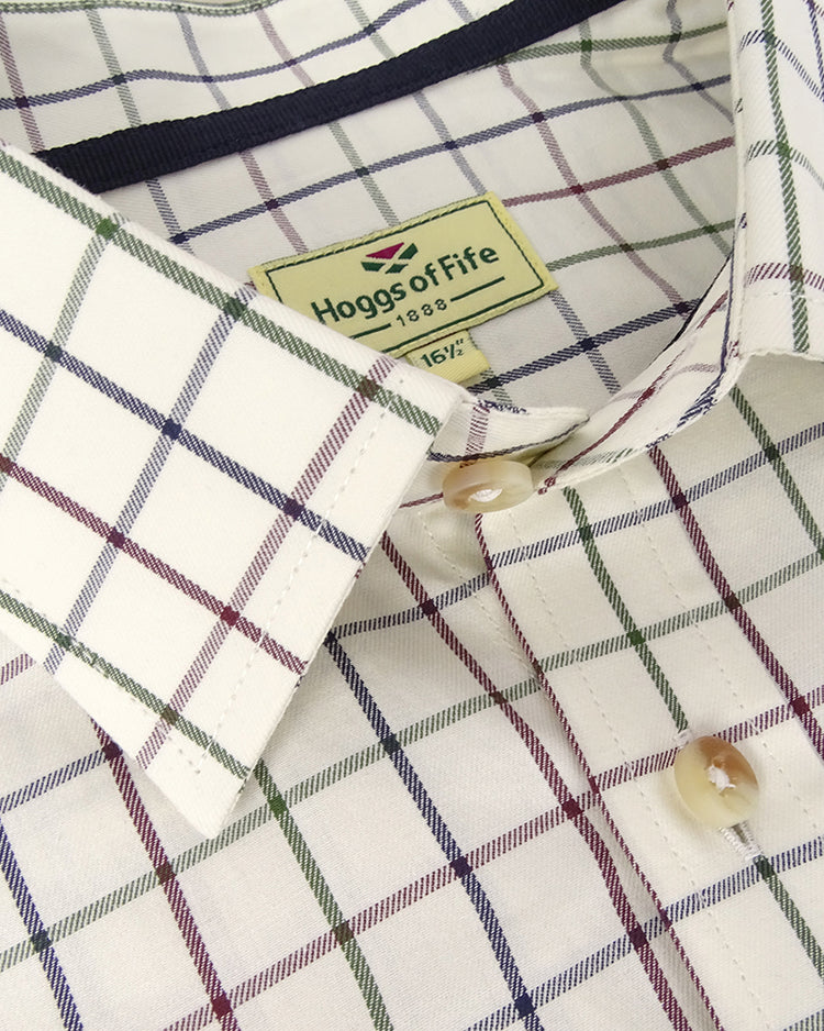 Hoggs of Fife Balmoral Luxury Tattersall Shirt