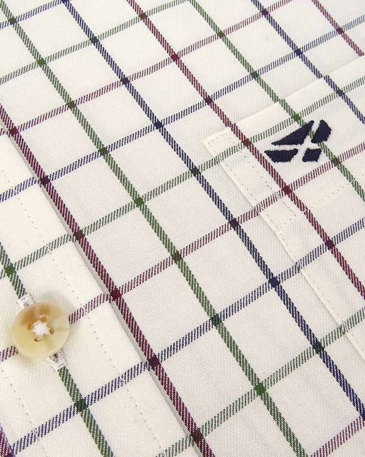 Hoggs of Fife Balmoral Luxury Tattersall Shirt