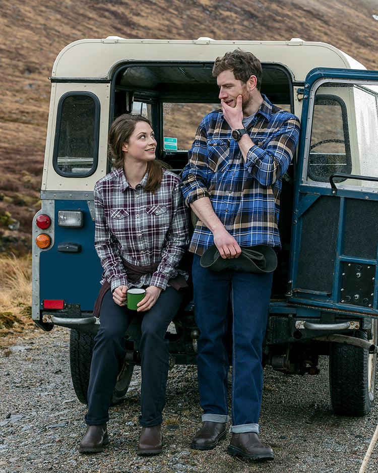 Hoggs of Fife Eilidh Ladies Flannel Shirt.