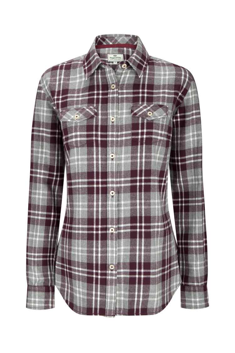 Hoggs of Fife Eilidh Ladies Flannel Shirt.