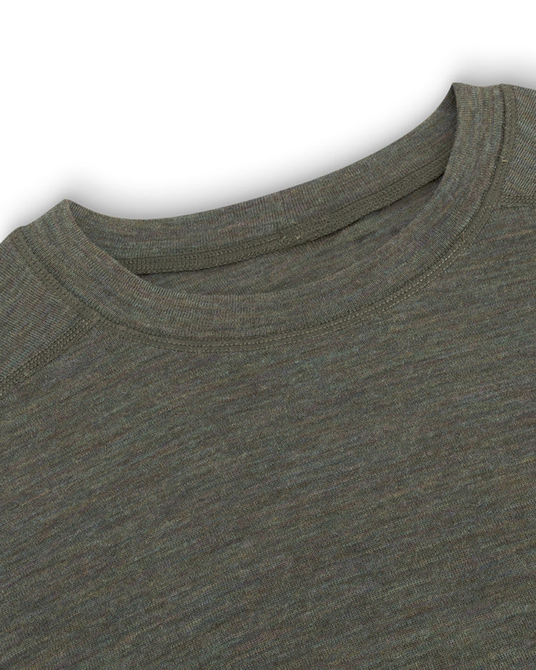 Hoggs Of Fife 100% Merino Wool Crew Neck Base Layer Short Sleeve.