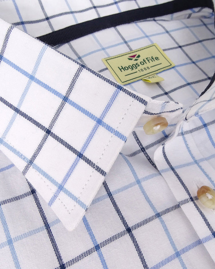 Hoggs Of Fife Viscount Premier Tattersall Shirt.