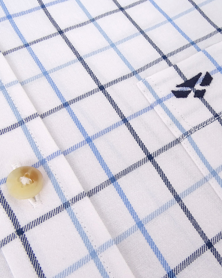 Hoggs Of Fife Viscount Premier Tattersall Shirt.