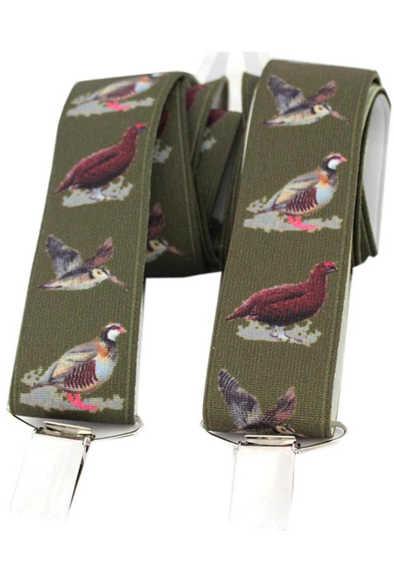Soprano Country Birds Green 35mm X Style Braces