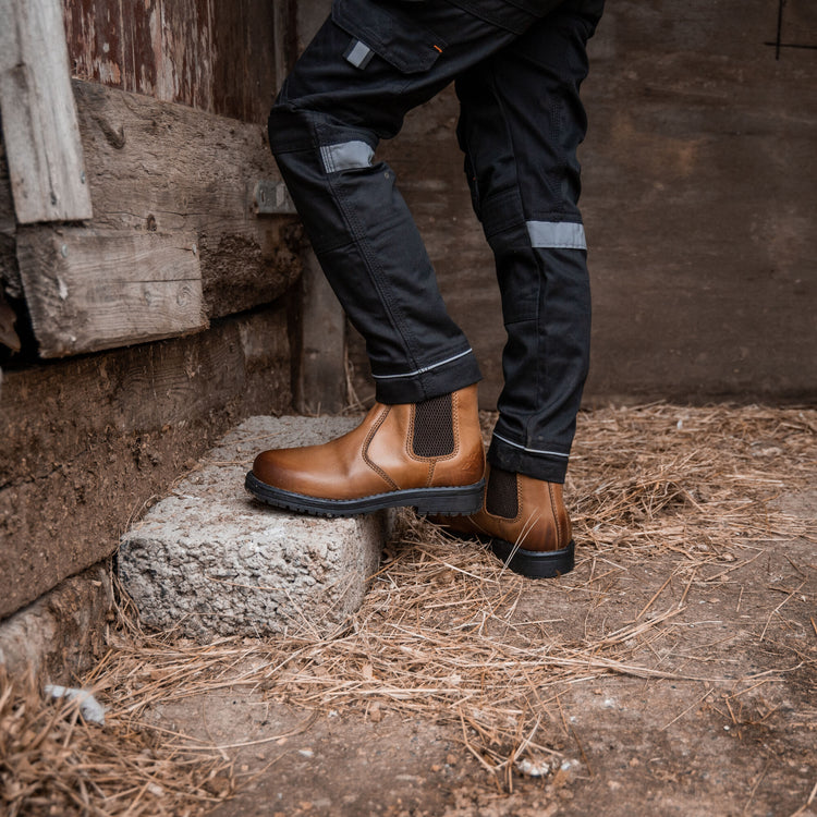 Xpert Heritage Wrangler Junior Dealer Boot Burnished Tan