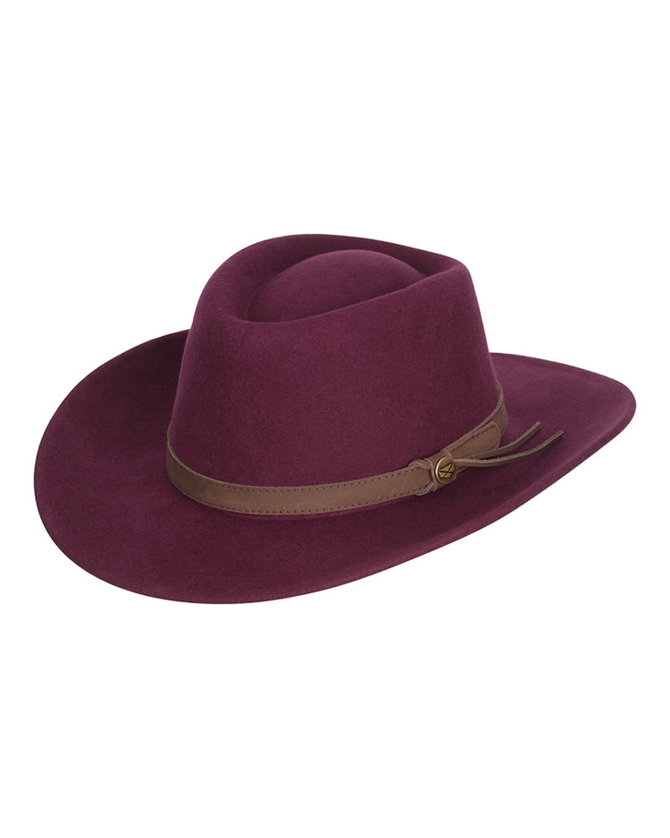 Hoggs of Fife Perth Crushable Felt Hat.