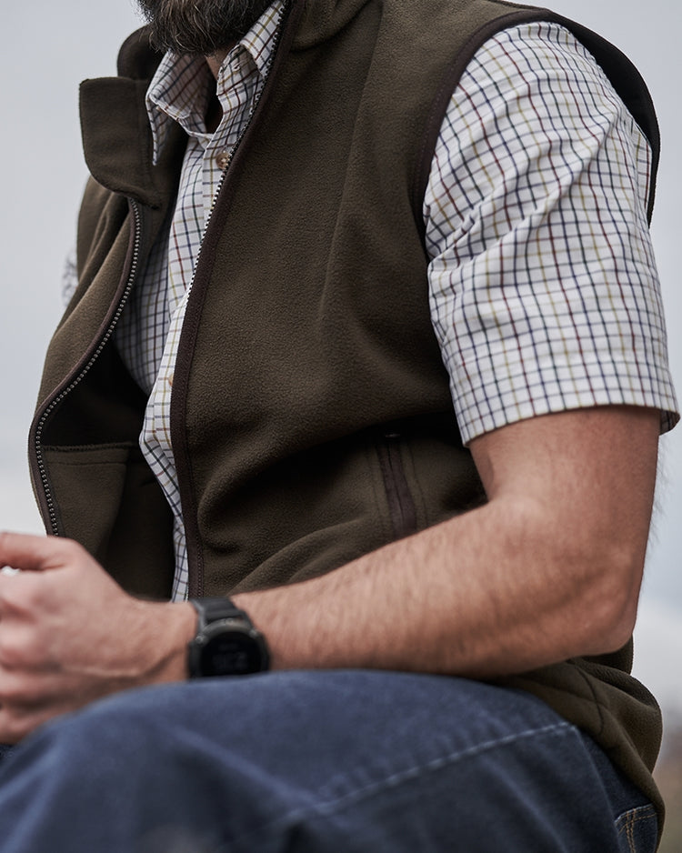 Hoggs of Fife Woodhall Fleece Gilet.