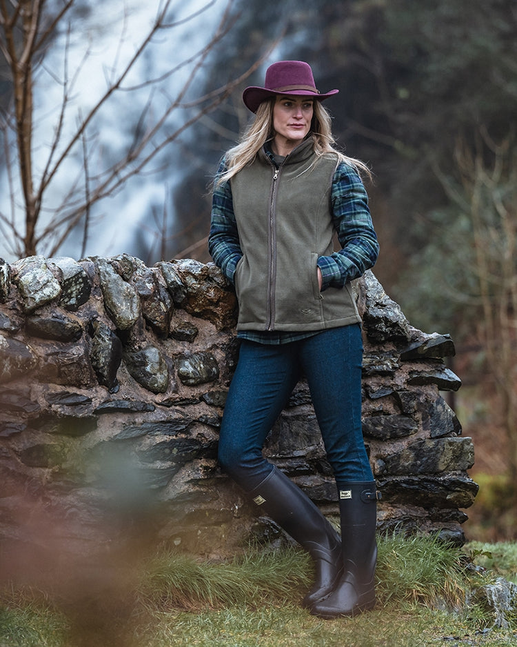 CLEARANCE - Hoggs of Fife Stenton Ladies Fleece Gilet.