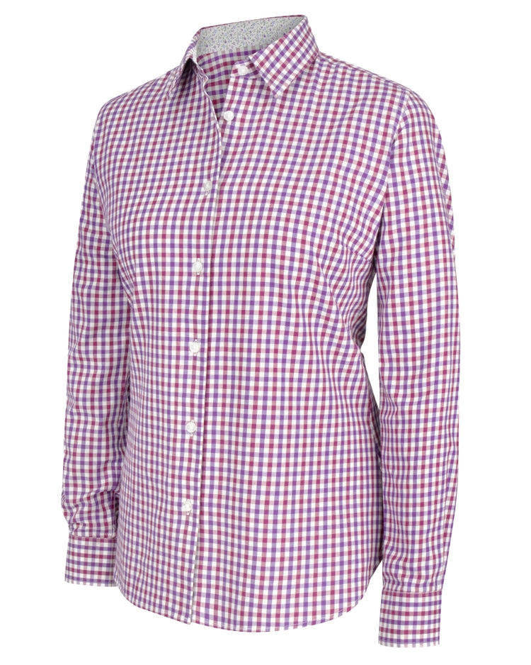 Hoggs Of Fife Becky ll Ladies Cotton Shirt.