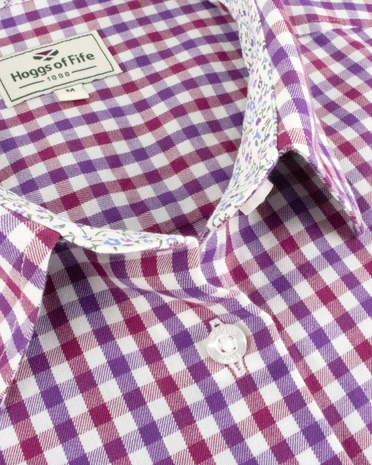 Hoggs Of Fife Becky ll Ladies Cotton Shirt.