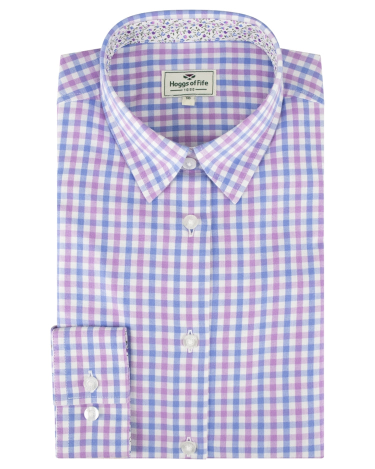 Hoggs Of Fife Becky ll Ladies Cotton Shirt.
