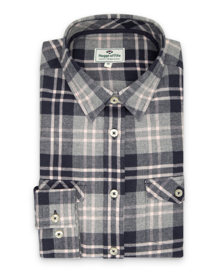 Hoggs of Fife Eilidh Ladies Flannel Shirt.