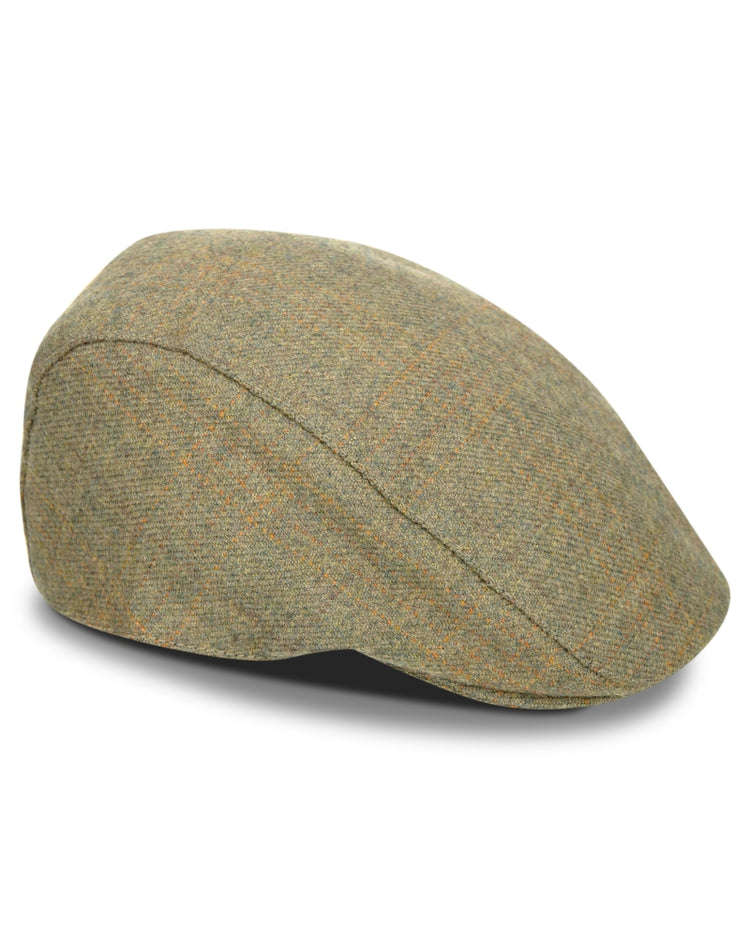 Hoggs Of Fife Kinloch Waterproof Tweed Cap.