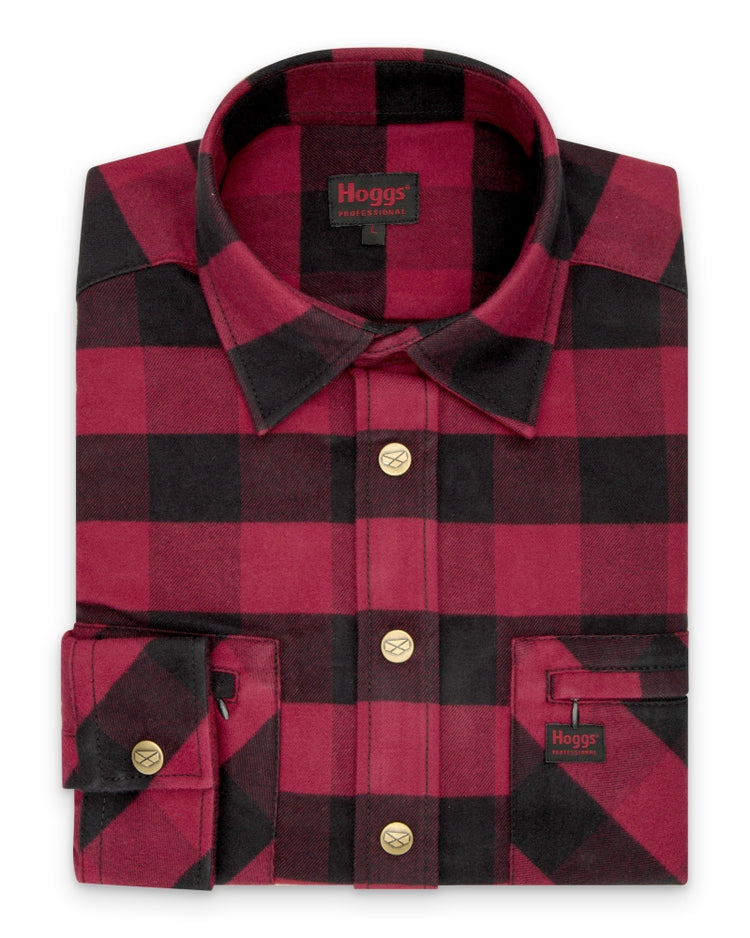 Hoggs Of Fife Tentsmuir Heavyweight Flannel Shirt.