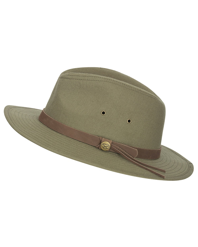 Hoggs Of Fife Panmure Canvas Foldable Hat (with carry bag).