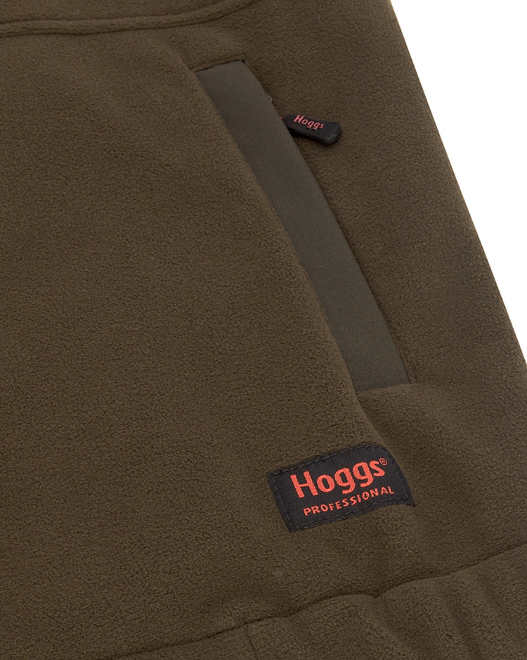 Hoggs Of Fife Green King ll 1/4 Zip Bonded Fleece.