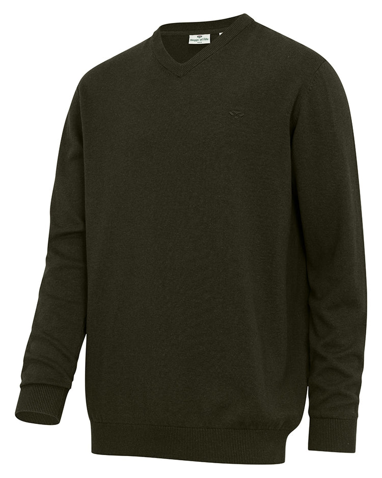 Hoggs Of Fife Stirling II V Neck Pullover.