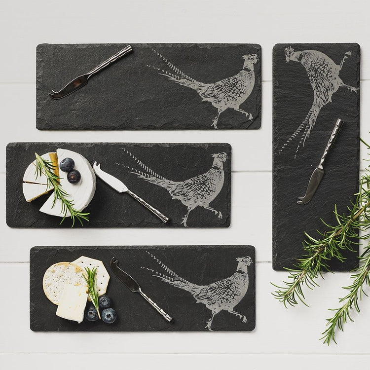 CLEARANCE  - Slate Mini  Cheese Board & Knife Set
