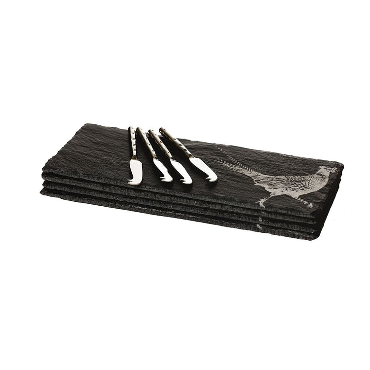 CLEARANCE  - Slate Mini  Cheese Board & Knife Set
